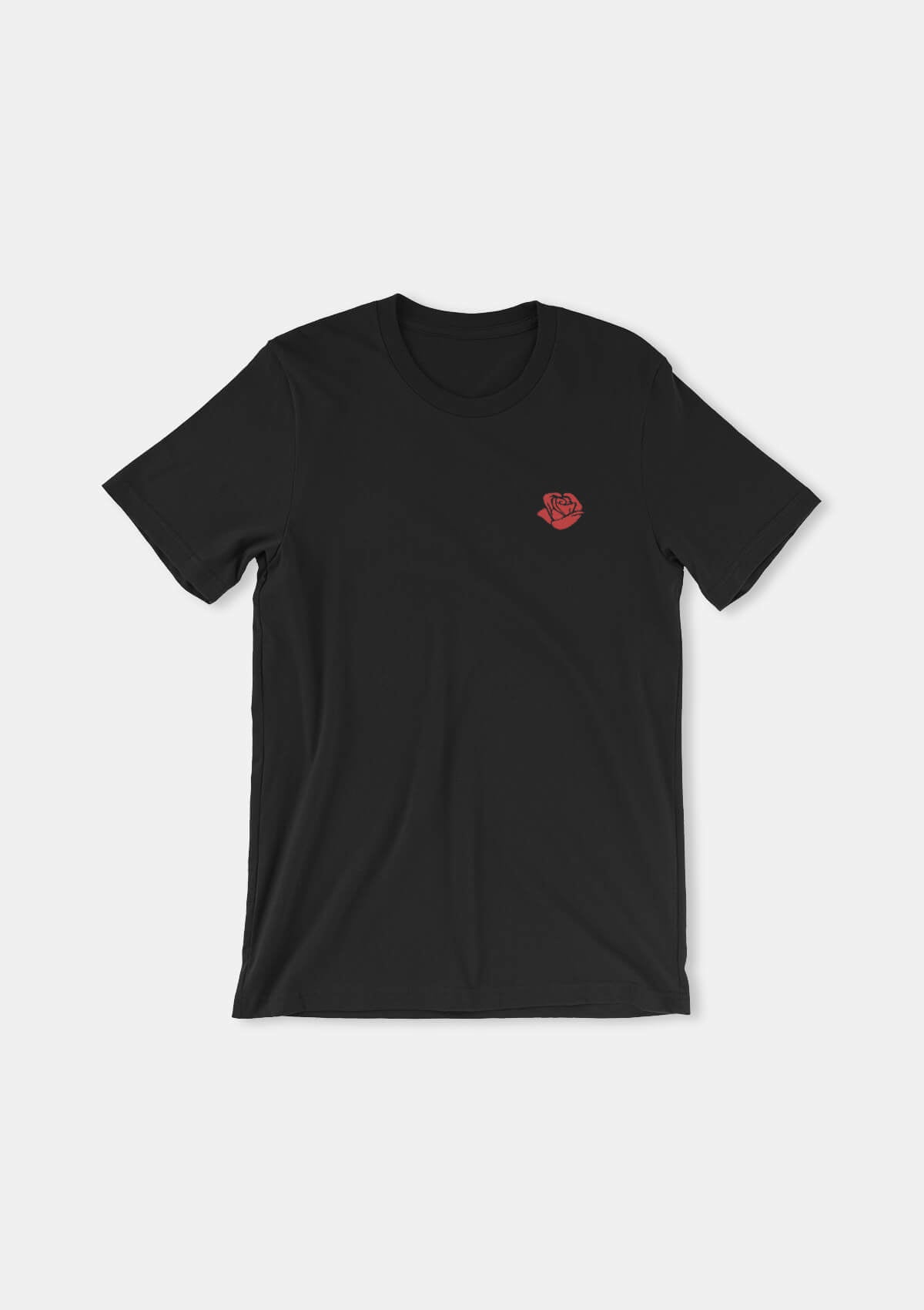 Embroidered Flamenco Rose Tee