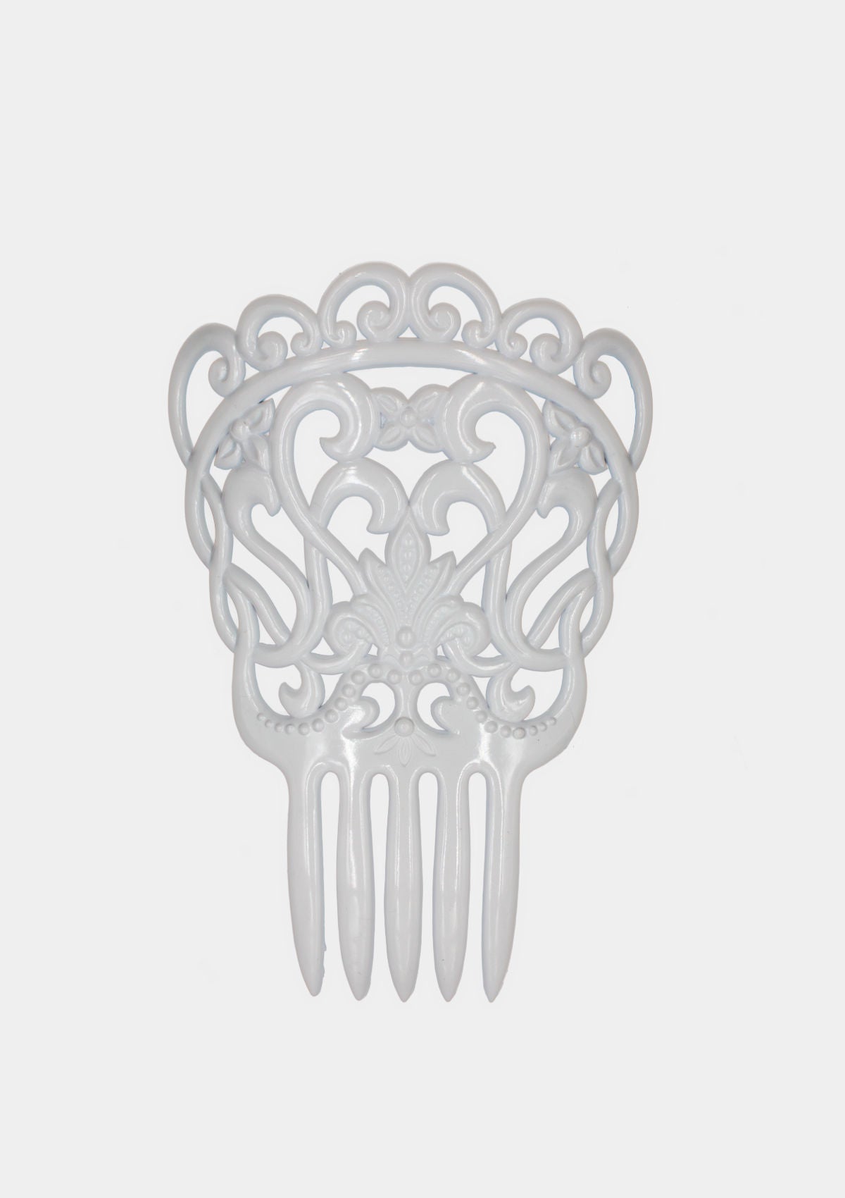 Flamenco comb white gipsy