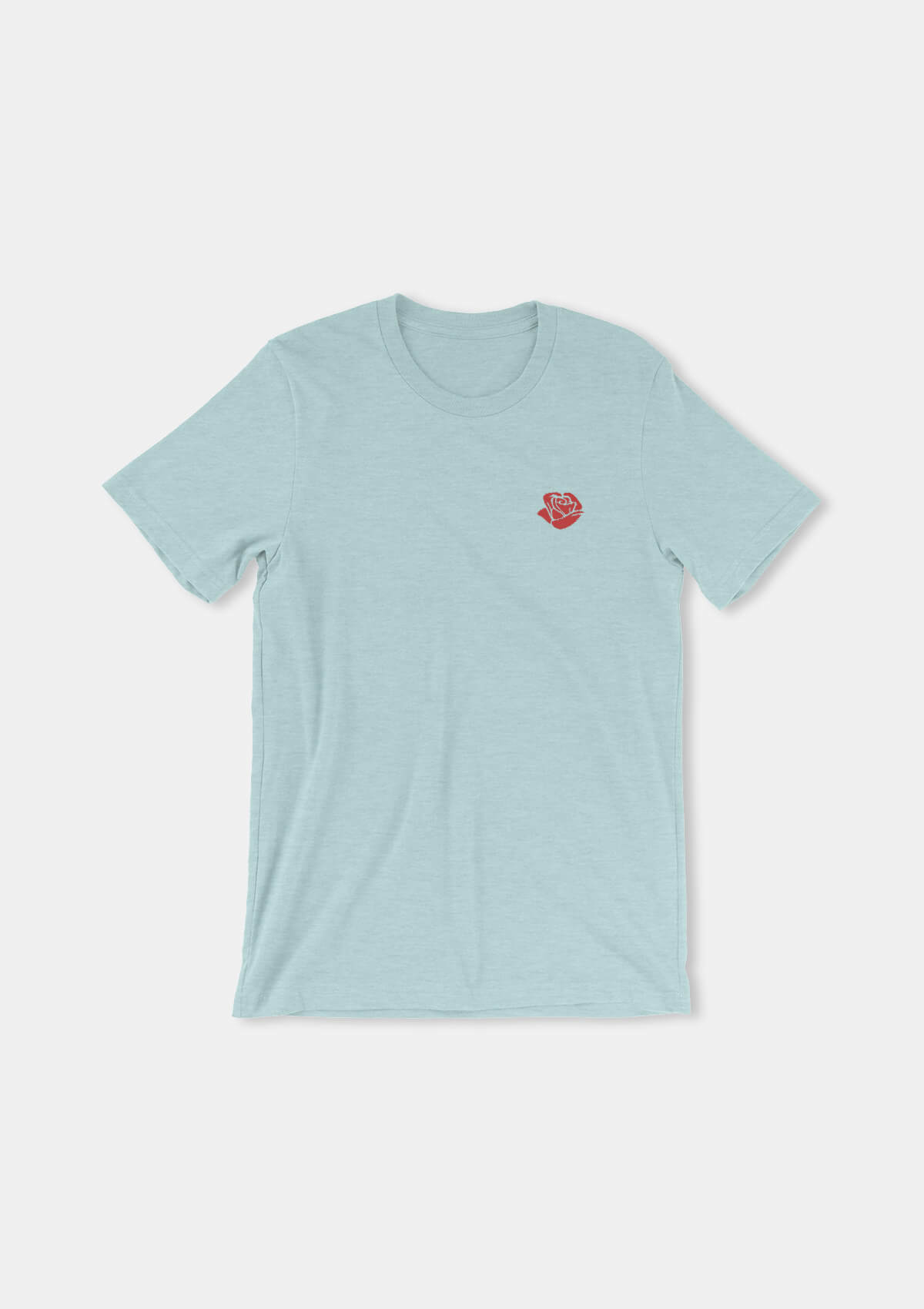 Embroidered Flamenco Rose Tee