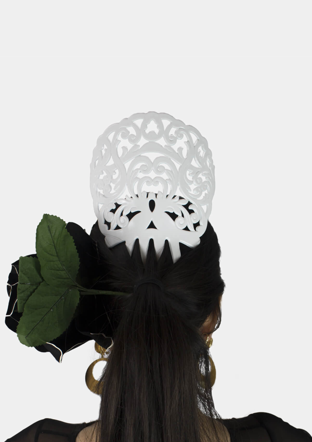 Peineta Flamenca Blanca