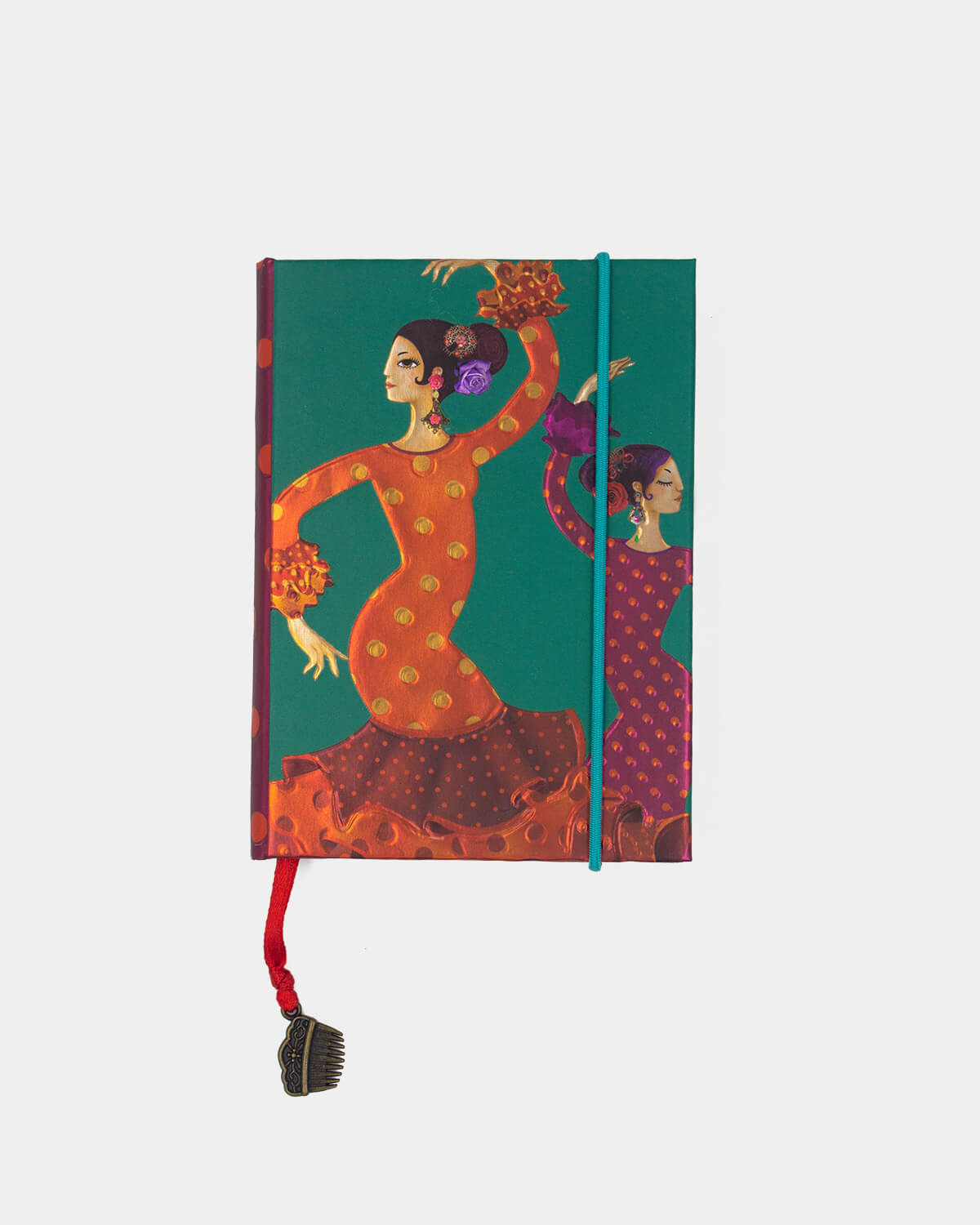 Sevillanas Mini Notebooks with mini comb bookmark