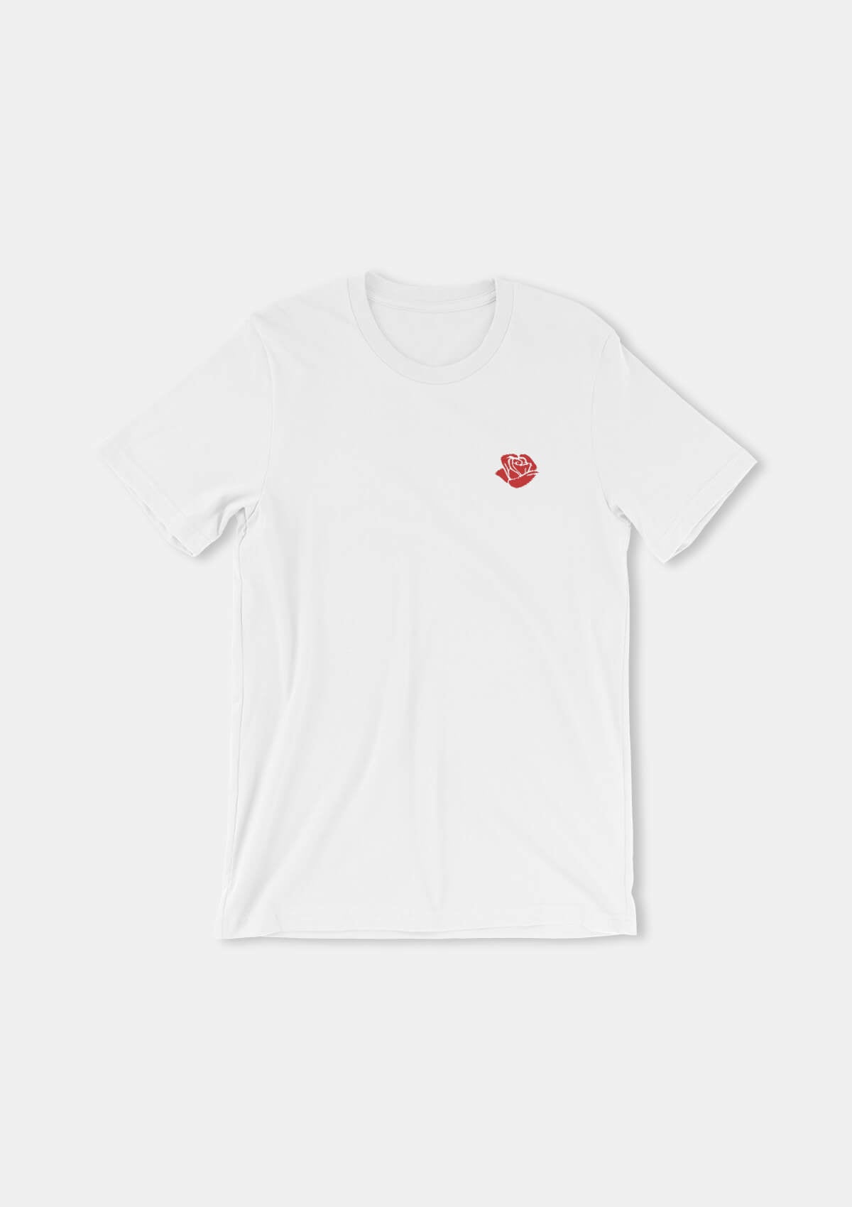 Embroidered Flamenco Rose Tee