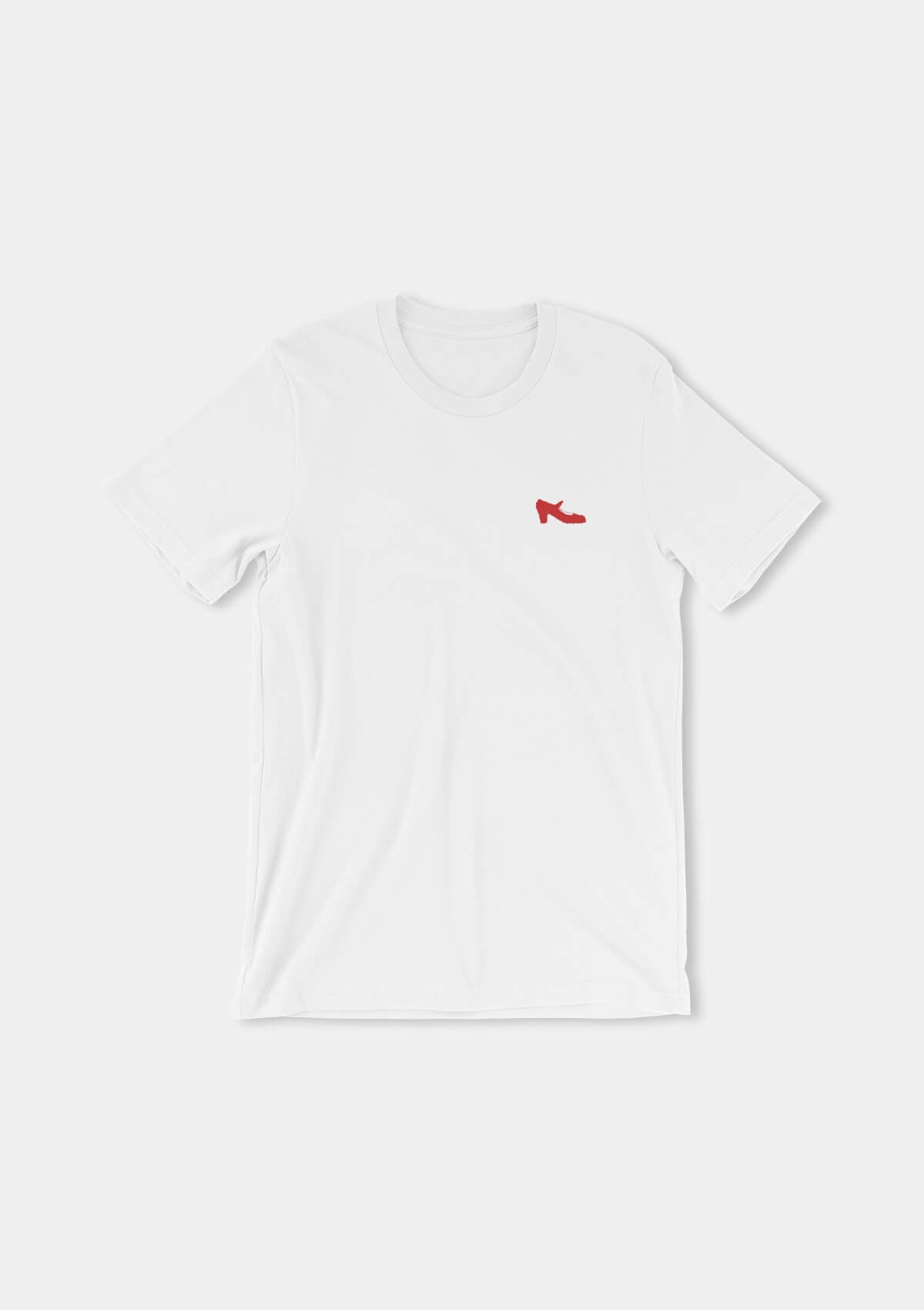 Embroidered Flamenco Shoe Tee