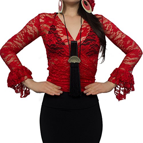 Ole Ole Flamenco Spanish Hand Fan Holder for Flamenco Dancer Colgador Porta-abanico para bailaora de Flamenco