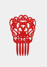 Flamenco comb red gipsy
