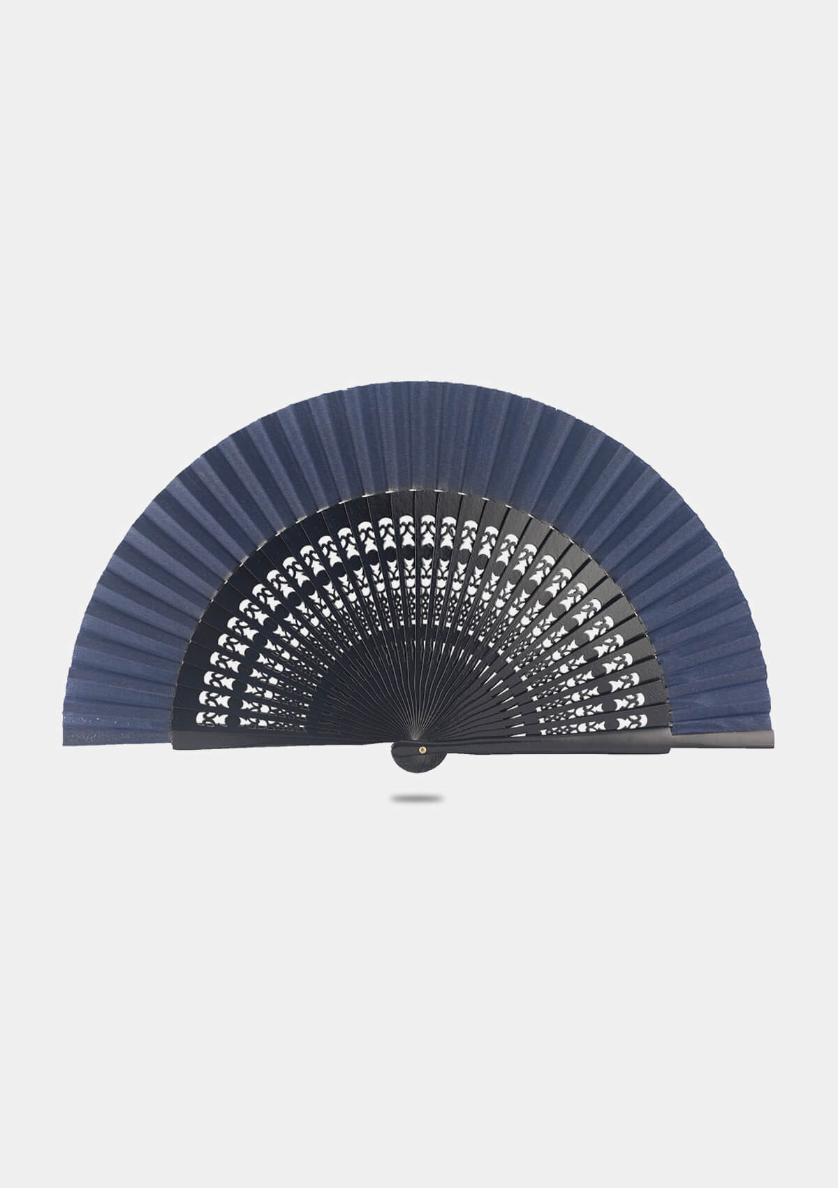 Spanish wooden blue hand fan