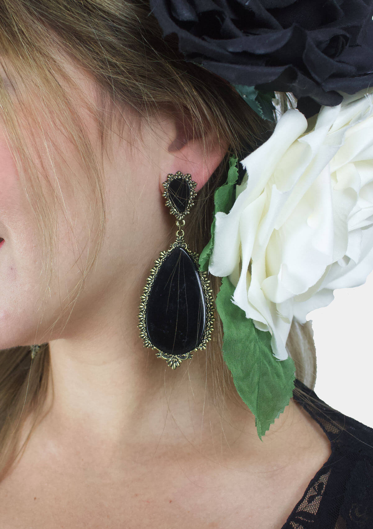 Flamenco Earrings Granada black