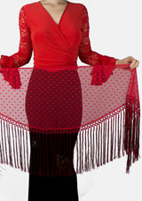 Mantoncillo Plumeti Rojo