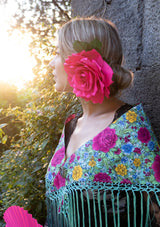 Flamenco rosa rosada 7 inches