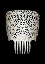 Mantilla Blanca Giant Big Comb Nacar White