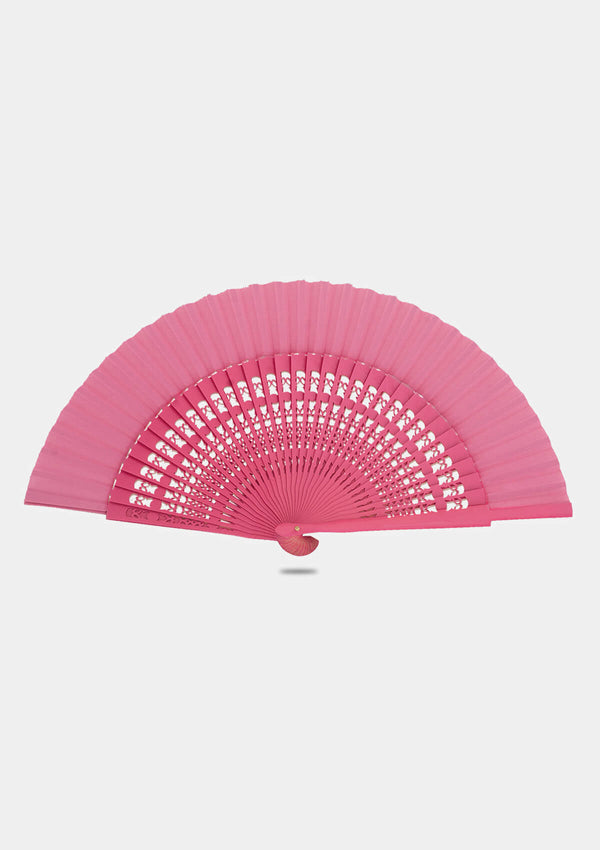 Spanish wooden Pink hand fan